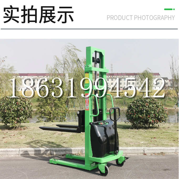 澧县电动叉车堆高车液压铲车电瓶1吨2吨站驾步行式小型全自动叉车